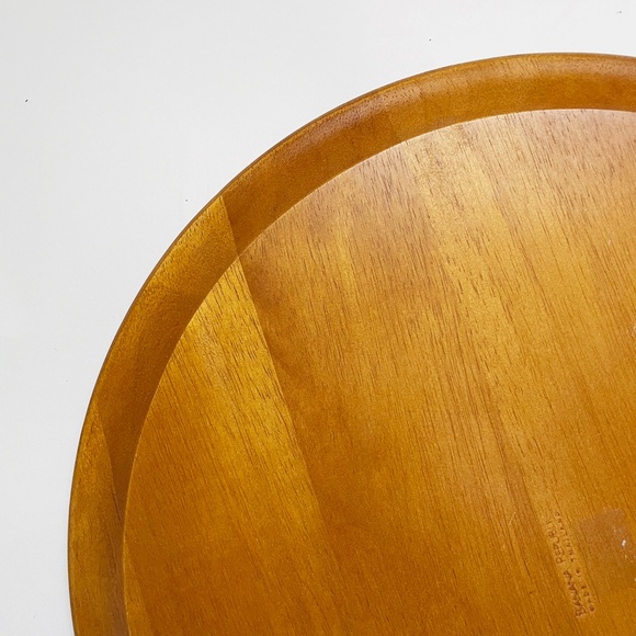 Banana Republic Teak Wood Finish Plate Charger - Picture 8 of 12